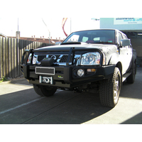 Deluxe Commercial Bull Bar to suit Nissan Navara D22 2002 onwards