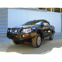 Deluxe Commercial Bull Bar to suit Mitsubishi Triton MQ and Fiat Fullback 2016 on